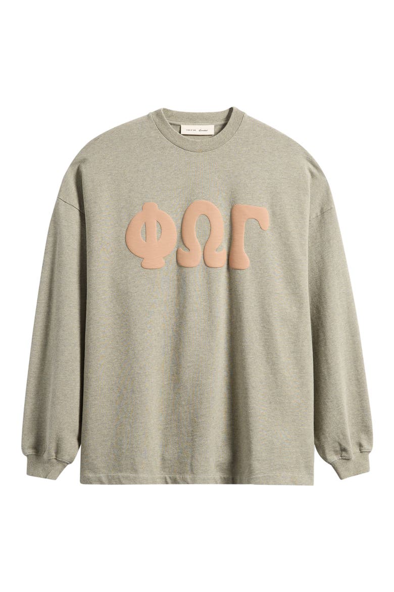 Merch Long Sleeve Graphic T-Shirt, Alternate, color, WASHED SEAL HEATHER