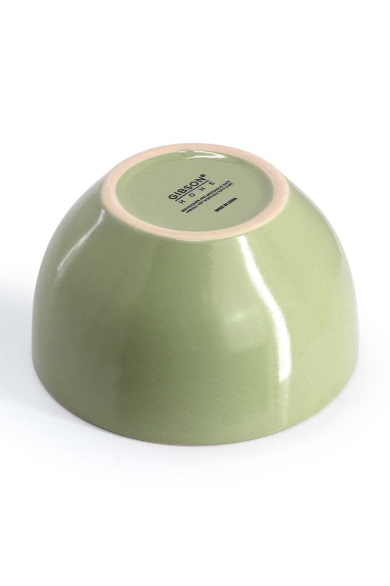 Everyday Plus 12 Piece Stoneware Dinnerware Set, Alternate, color, Green