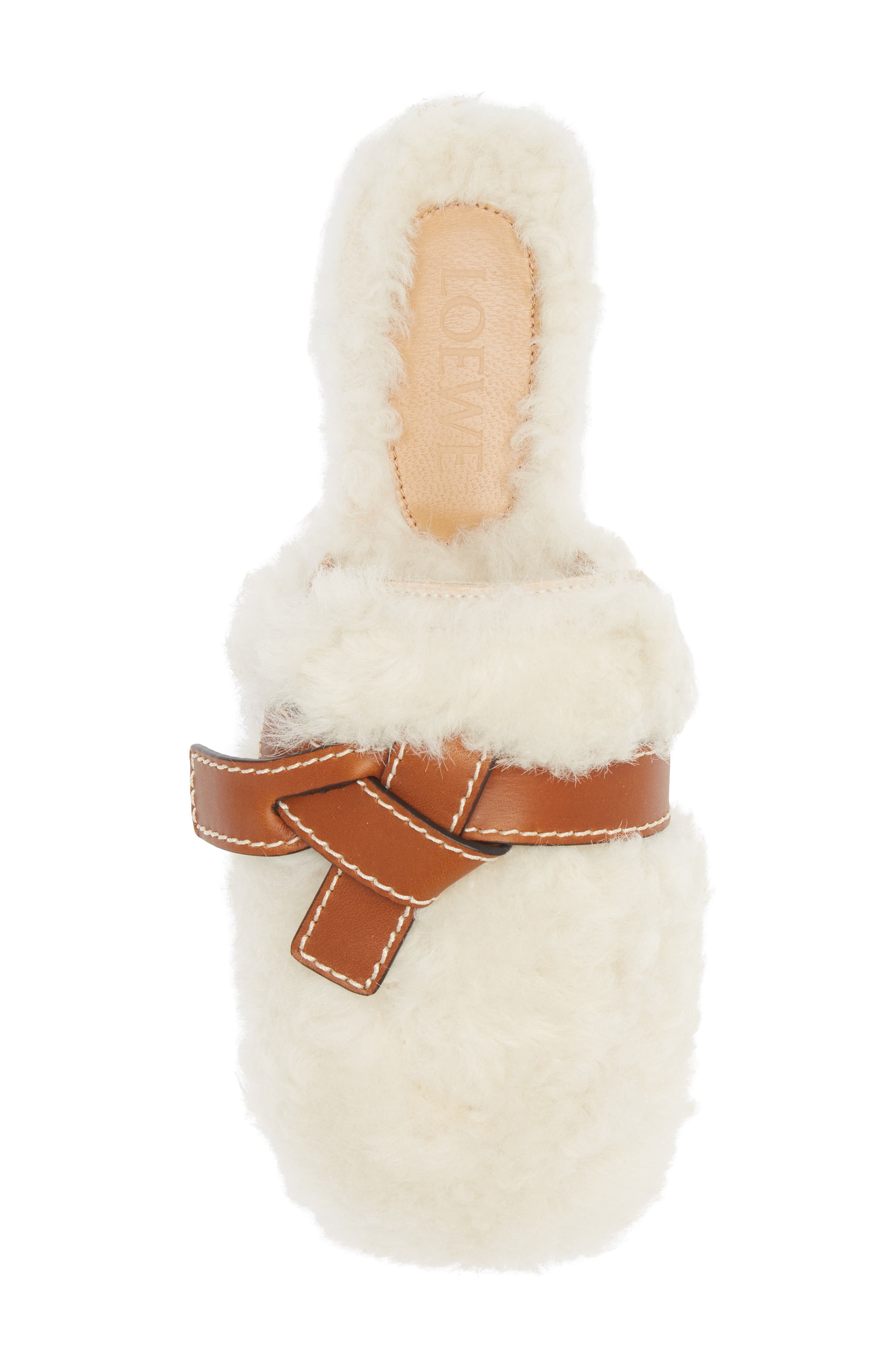 Loewe Gate Genuine Shearling Mule, Alternate, color, 