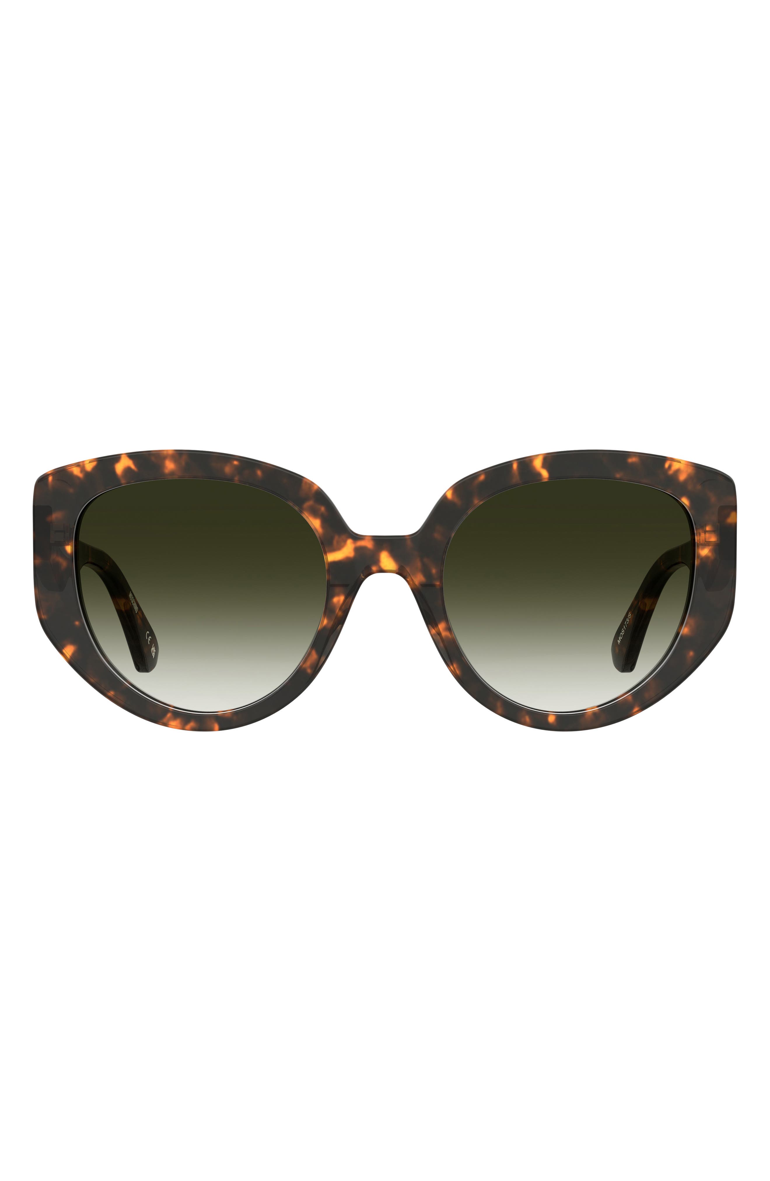 Moschino 53mm Gradient Cat Eye Sunglasses
