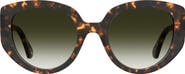 Moschino 53mm Gradient Cat Eye Sunglasses