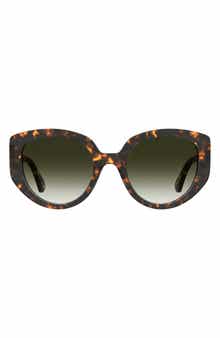 Moschino 53mm Gradient Cat Eye Sunglasses