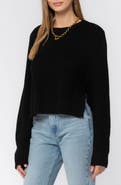 VELVET HEART Korina Cropped Crewneck Sweater