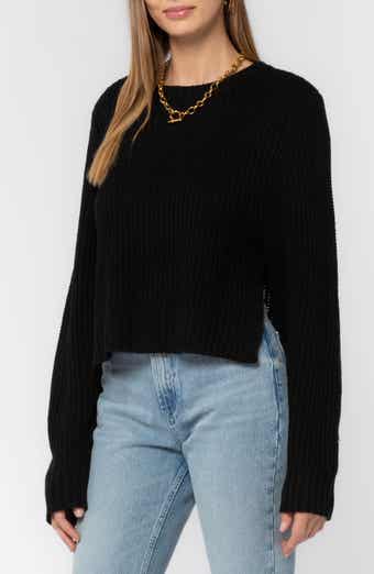 Korina Cropped Crewneck Sweater