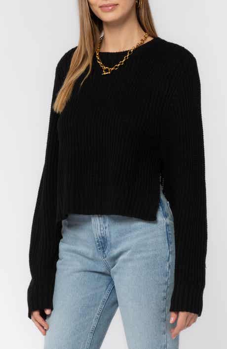 Korina Cropped Crewneck Sweater