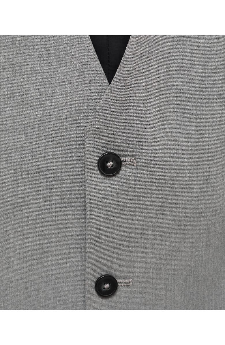 MANGO Paris Superslim Fit Suit Vest, Alternate, color, Grey