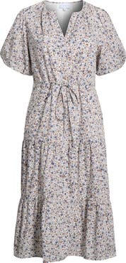 SUGARLIPS Heath Floral Cotton Dress