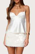 EDIKTED Jema Cupped Satin Camisole