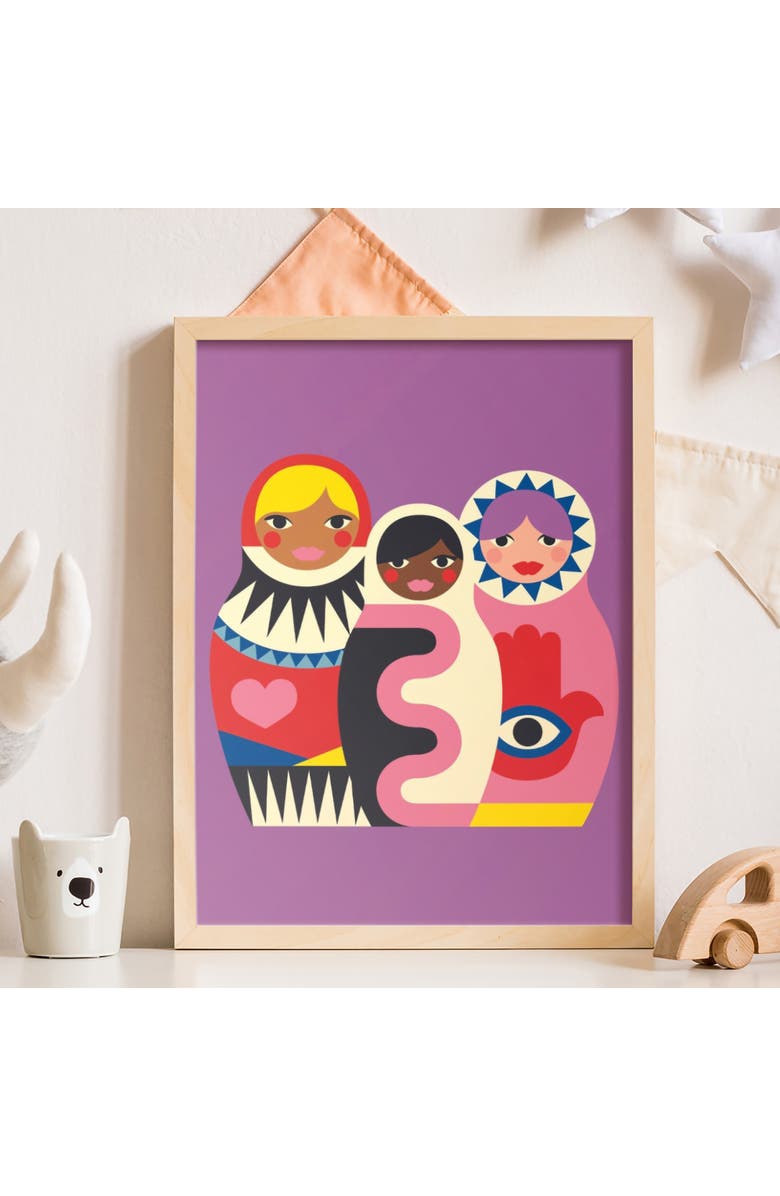 Journey of Something Paint By Numbers, Babushkas, DIY Art Craft Kit, Kids 5+, Alternate, color, Multicolored