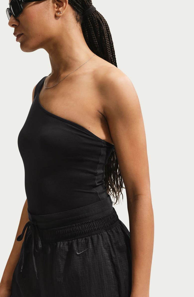 Nike Double Waistband Drawstring Shorts, Alternate, color, Black/ Black