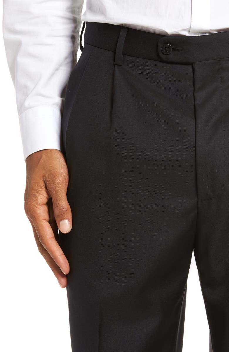 Zanella Bennett Straight Leg Pleated Dress Pants, Alternate, color, 