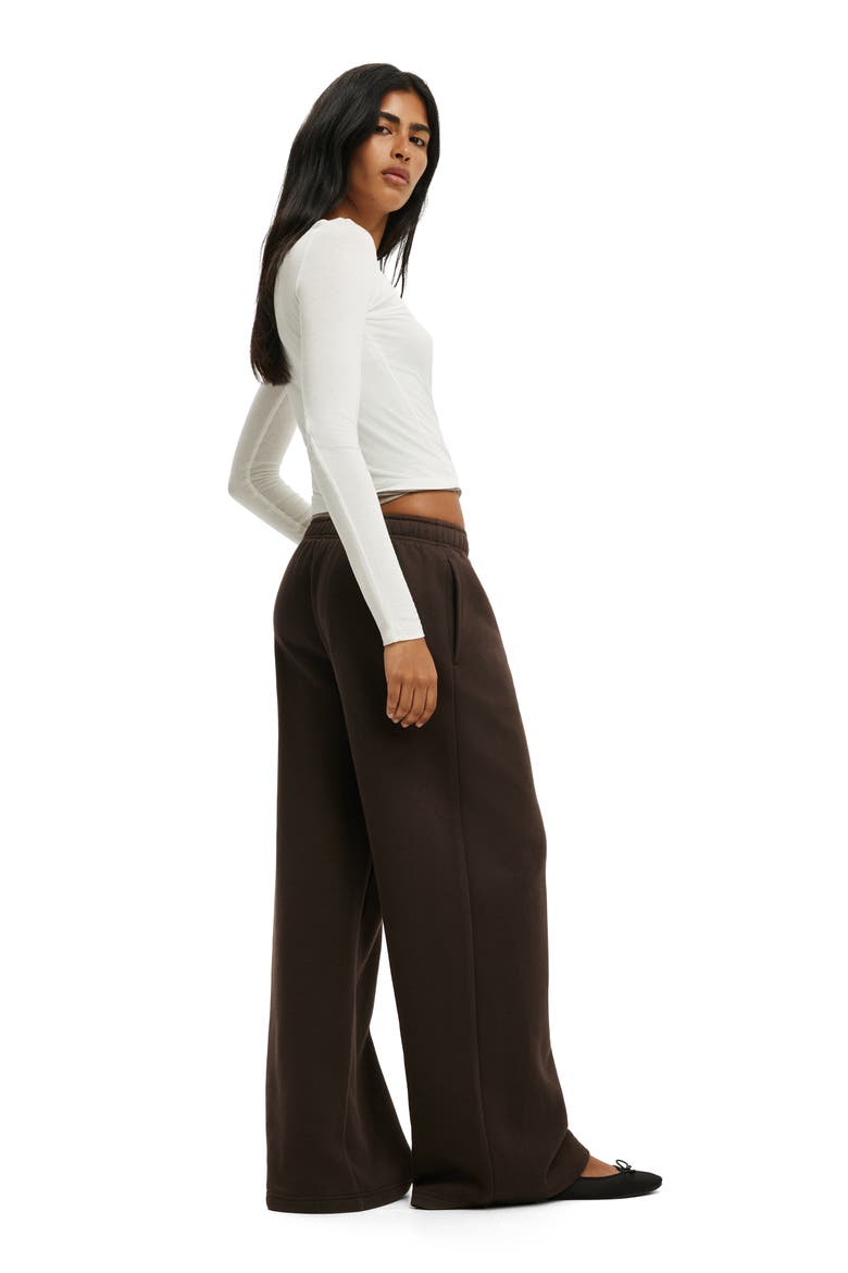 Women's Baggy Sweatpant, Alternate, color, Dark Oak