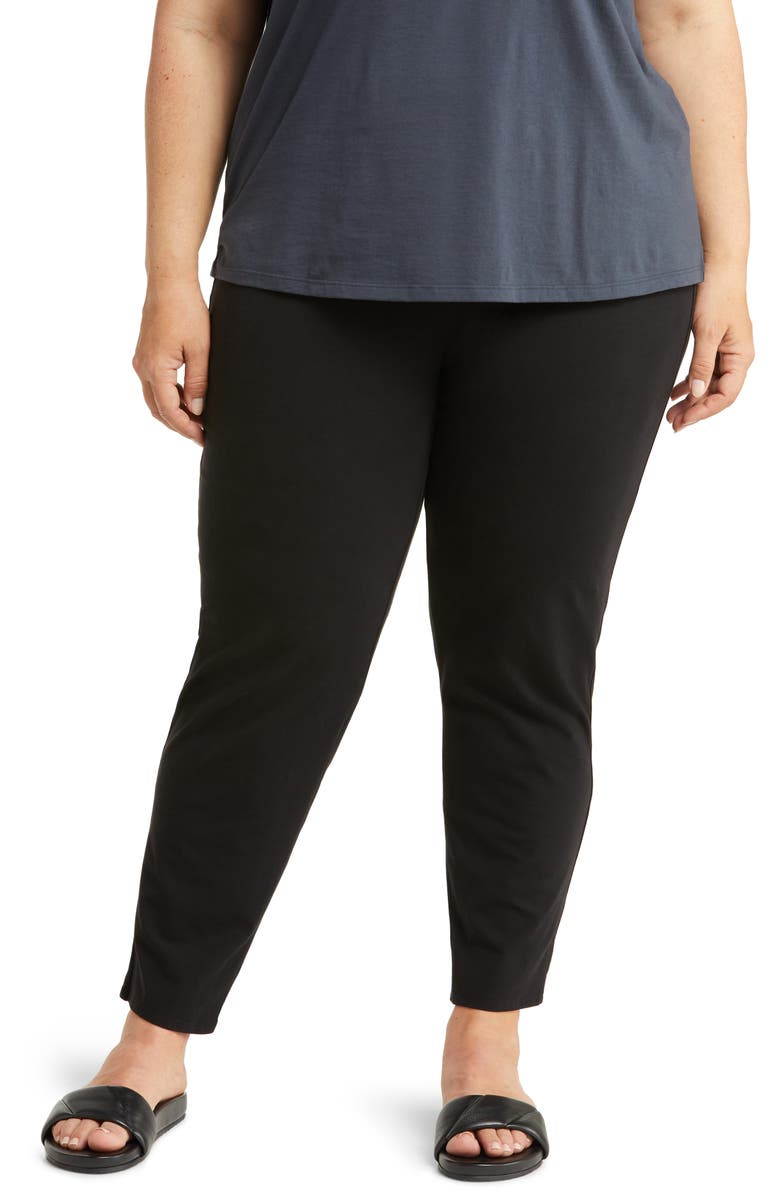 Eileen Fisher High Waist Slim Leg Pants, Main, color, 