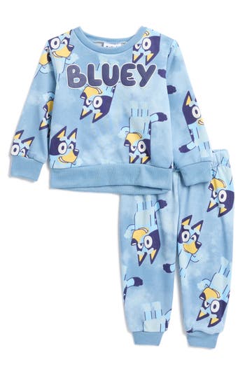 HAPPY THREADS HAPPY THREADS BLUEY CREWNECK SWEATSHIRT & JOGGERS SET