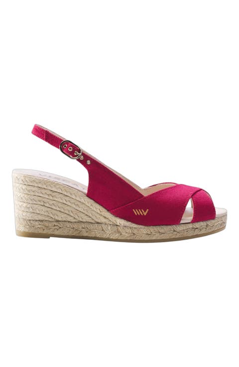 Llansa Canvas Espadrille Sandal Wedges