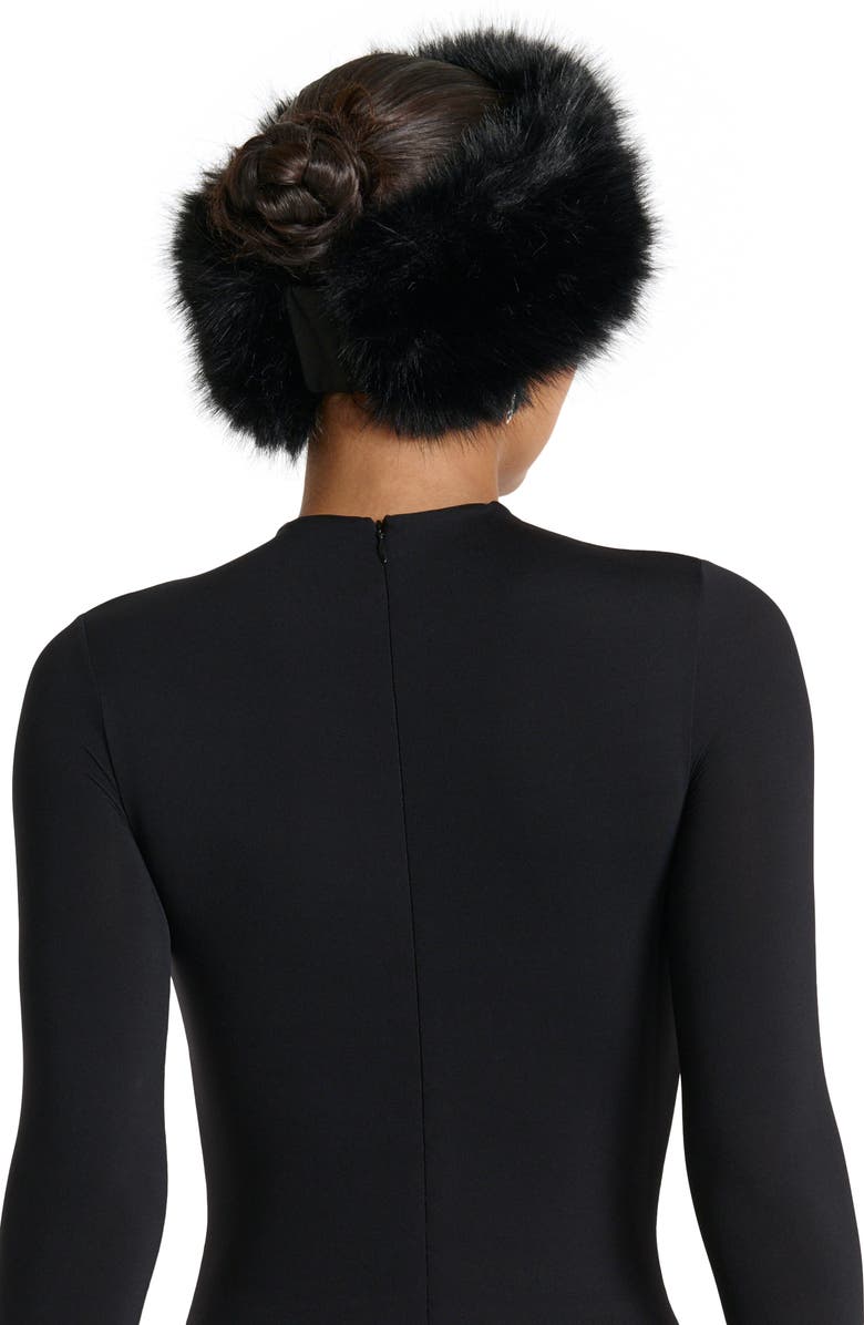 Naked Wardrobe Faux Fur Headband, Alternate, color,