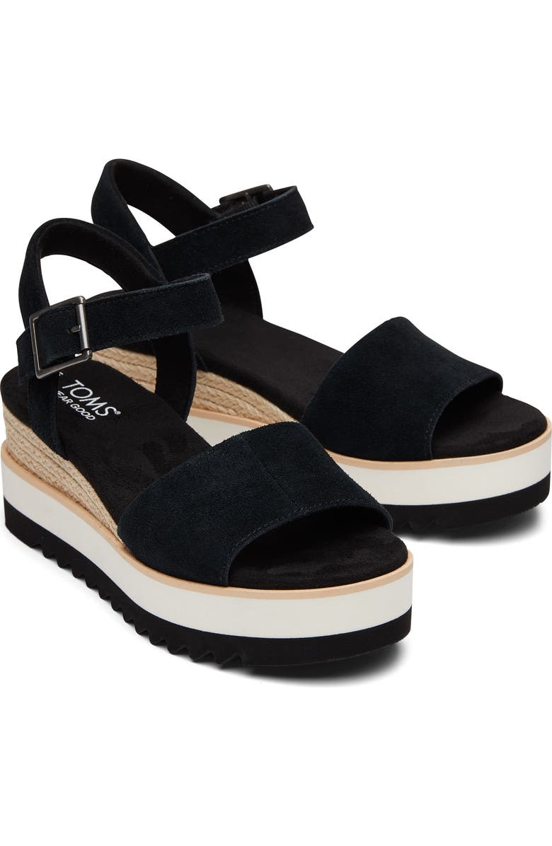 TOMS Diana Platform Wedge Sandal, Main, color,