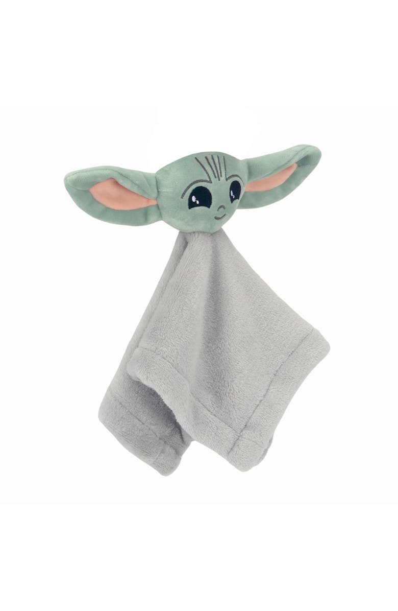 Lambs & Ivy Star Wars The Child/Baby Yoda Security Blanket/Door Pillow Gift Set, Alternate, color, Multicolor