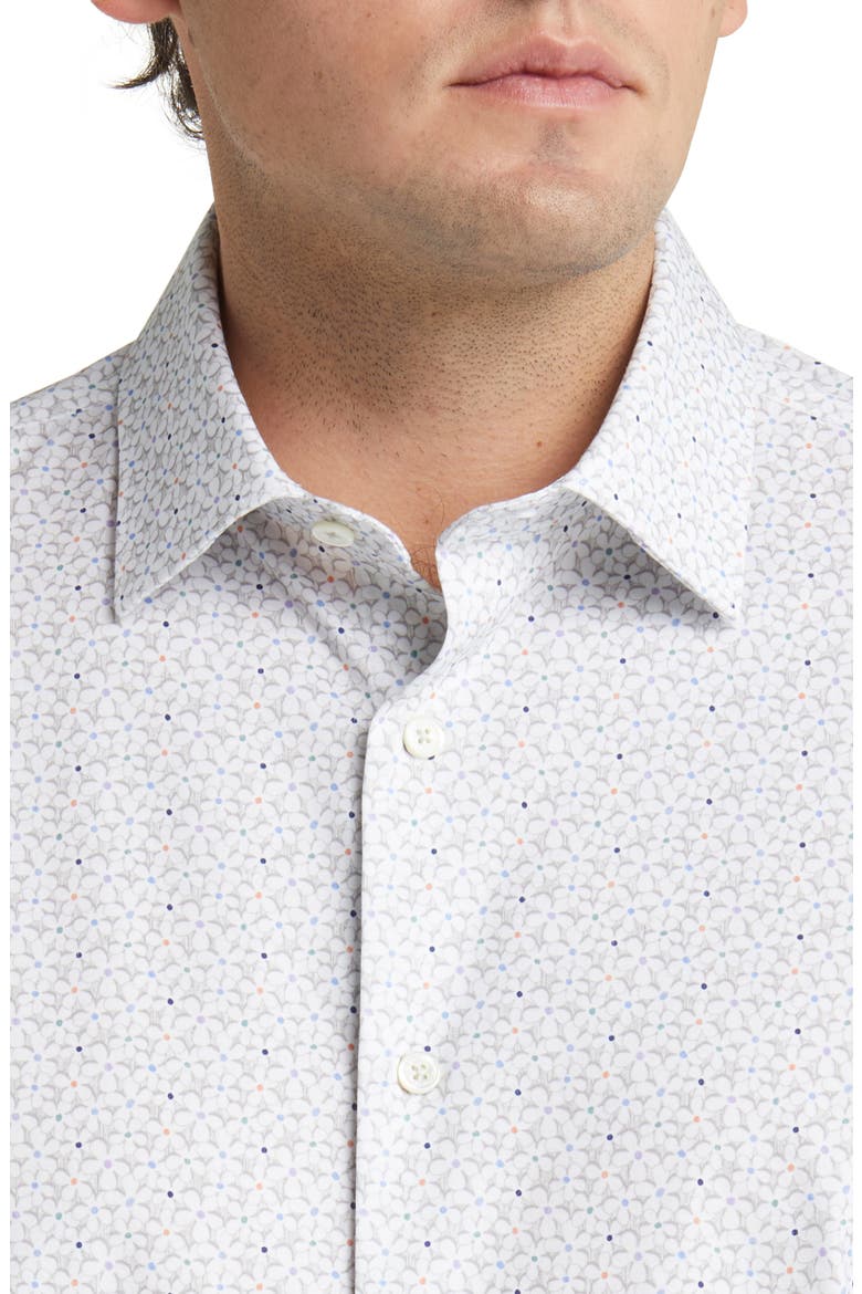 James OoohCotton® Floral Button-Up Shirt, Alternate, color, CEMENT