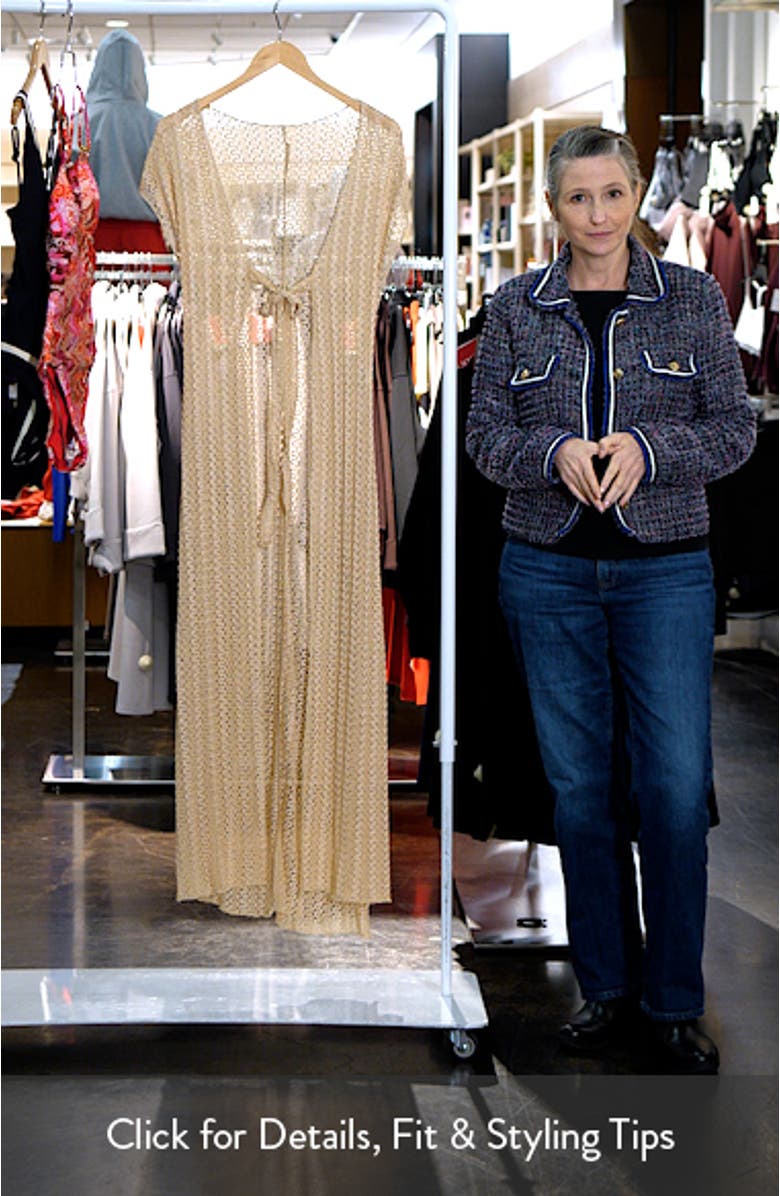 Metallic Sheer Cover-Up, sales video thumbnail