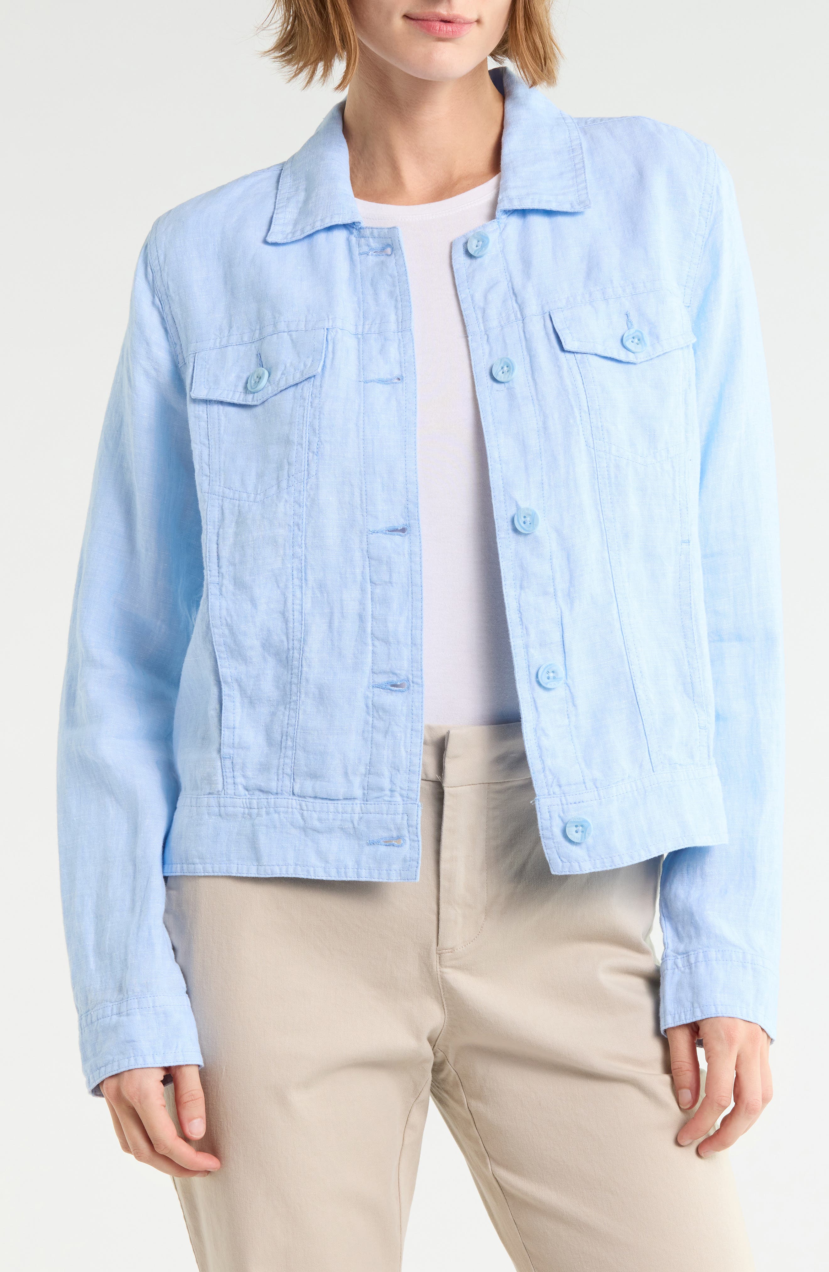 Two Palms Linen Jacket