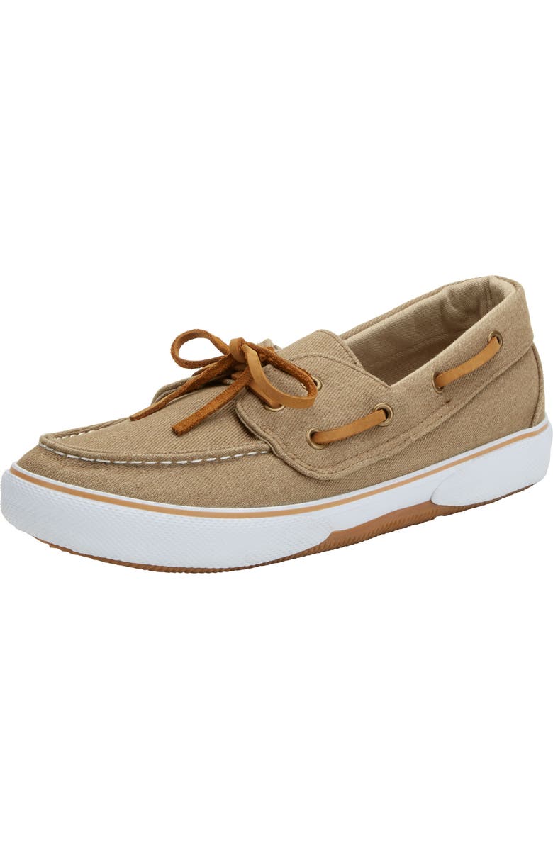 KingSize Canvas Boat Shoe, Main, color, Khaki