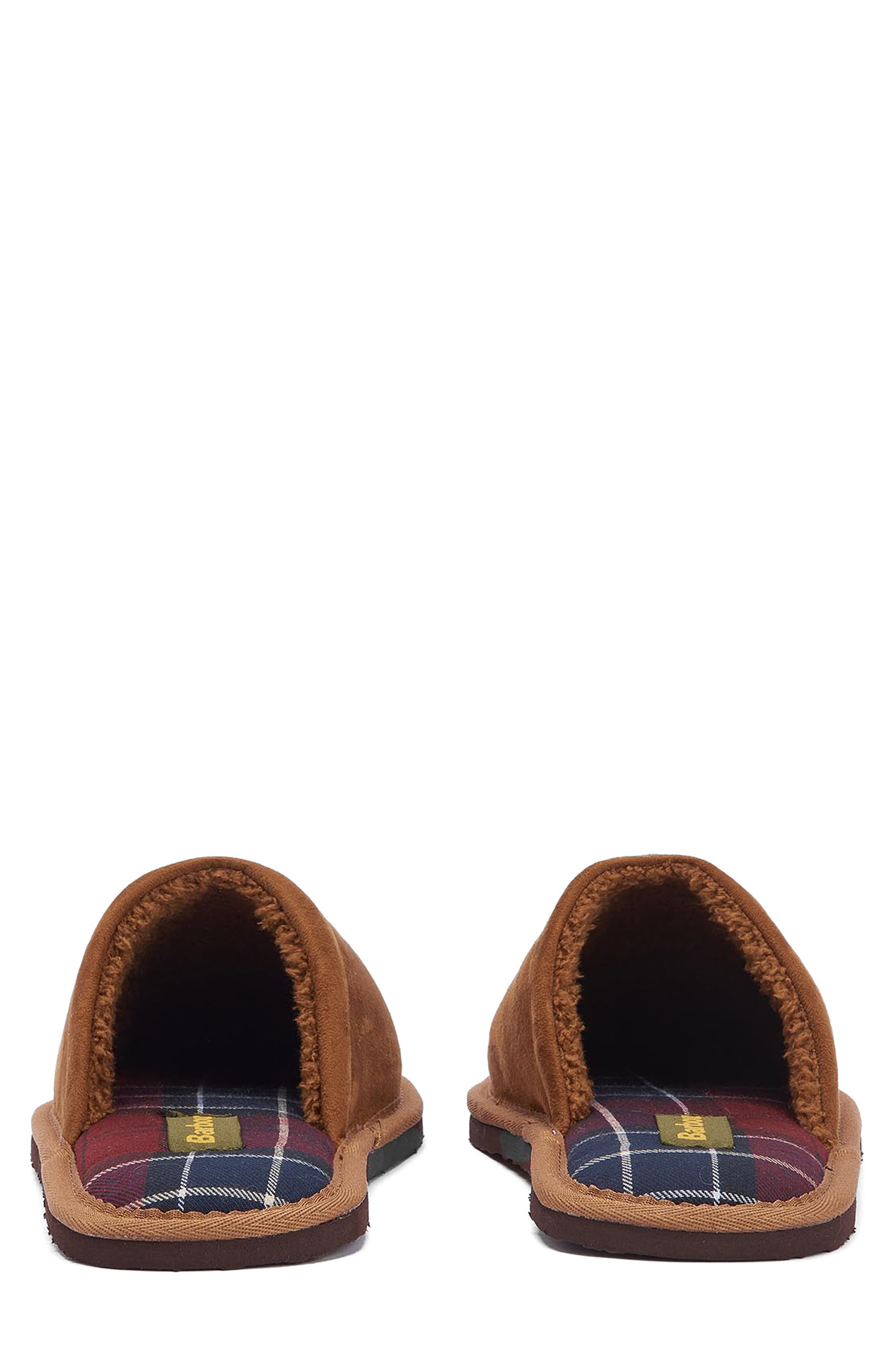 Barbour Everitt Sueded Mule Slipper, Alternate, color, Camel Beige