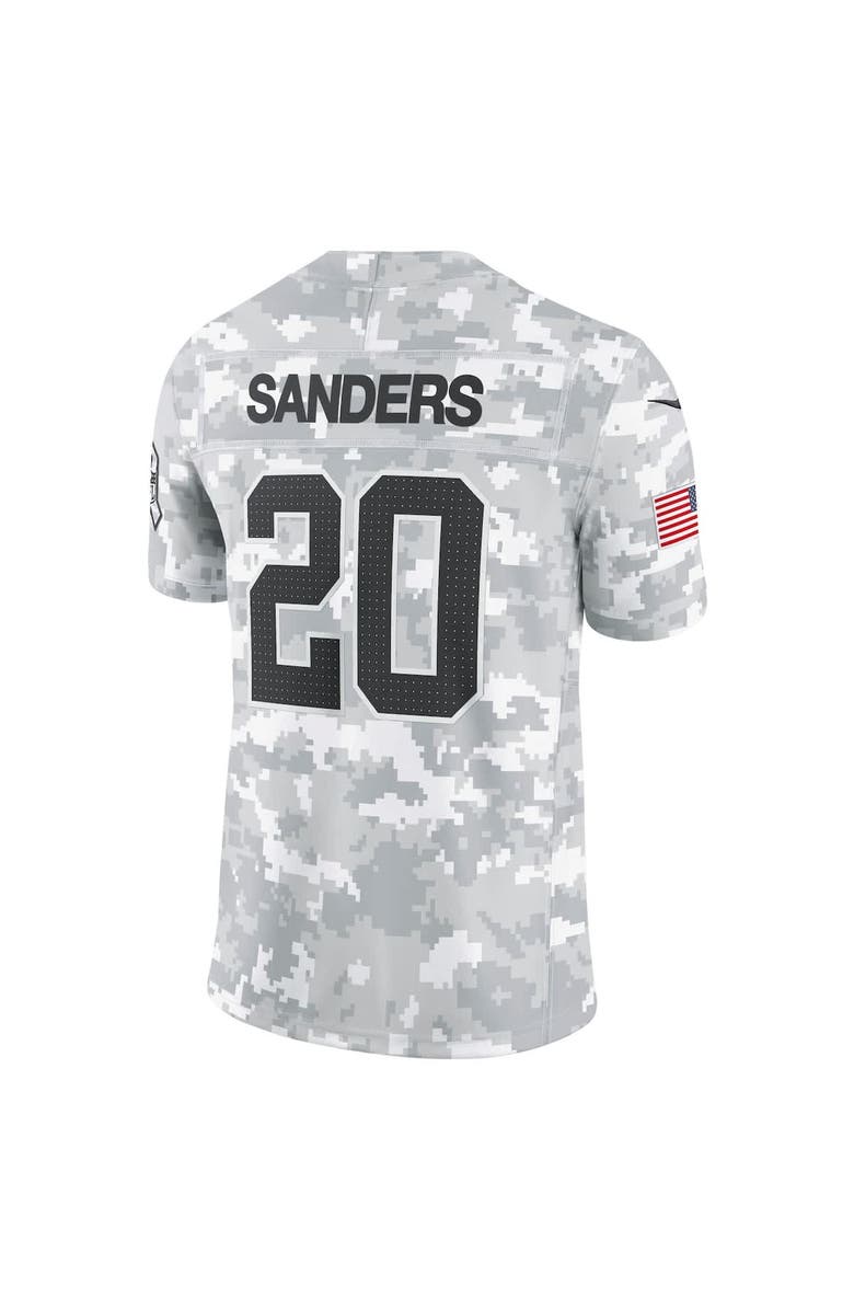 Nike Men's Nike Barry Sanders Arctic Camo Detroit Lions 2024 Salute to Service Retired Player Limited Jersey, Alternate, color,