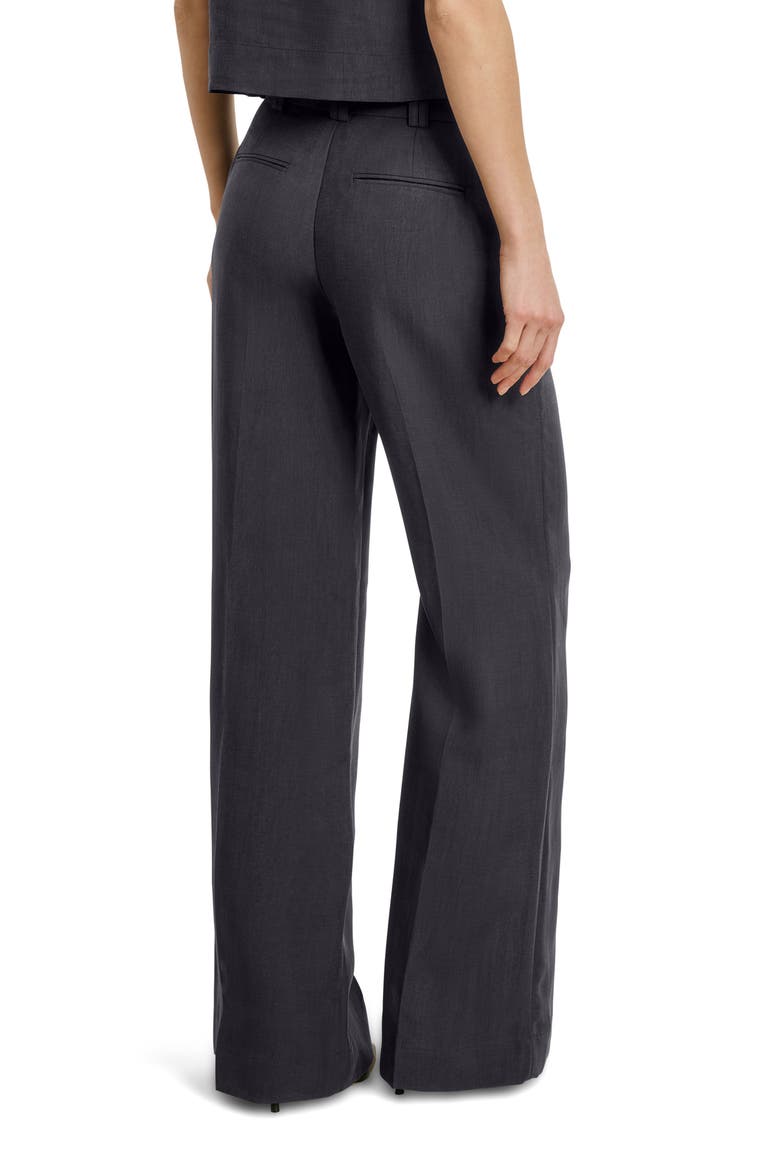 The Fine Line Pinstripe Pants, Alternate, color, NAVY