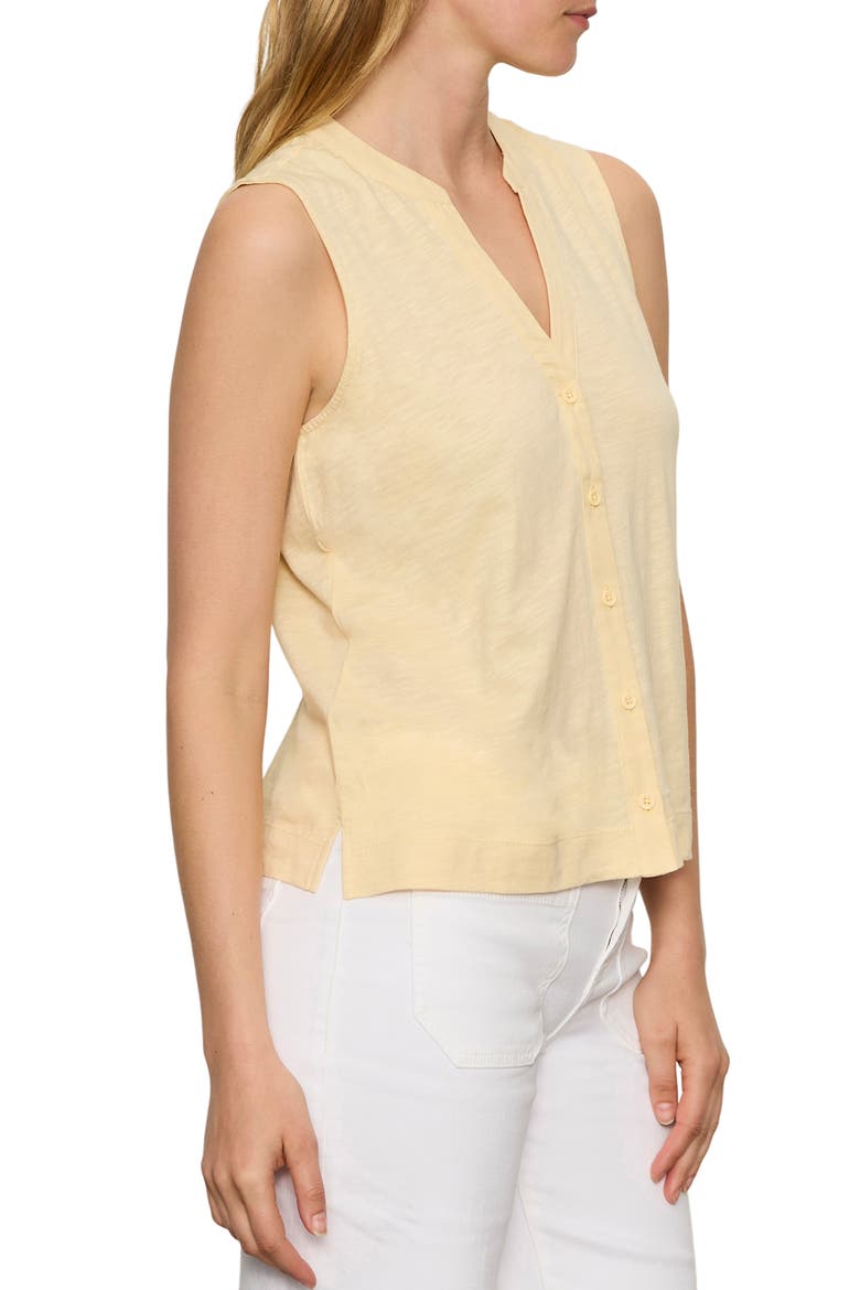 All Set Button Tank, Alternate, color, BANANA YELLOW