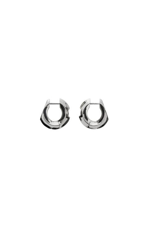 Small Hollow Hoop Earrings