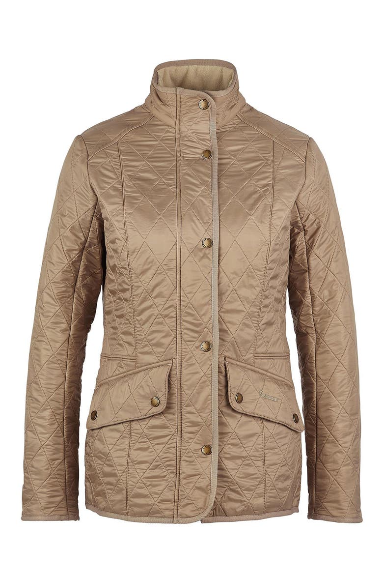 Cavalry Fleece Lined Quilted Jacket, Alternate, color, LIGHT FAWN