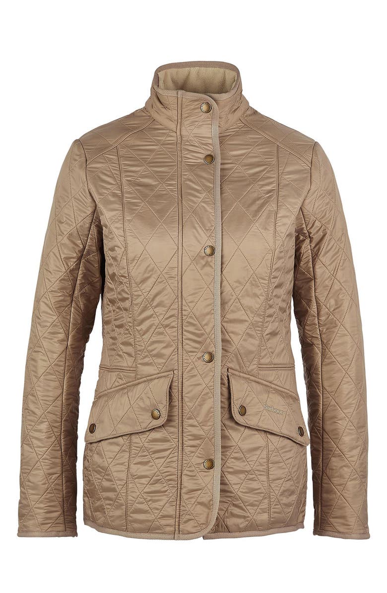 Barbour Cavalry Quilted Jacket, Alternate, color, Light Fawn