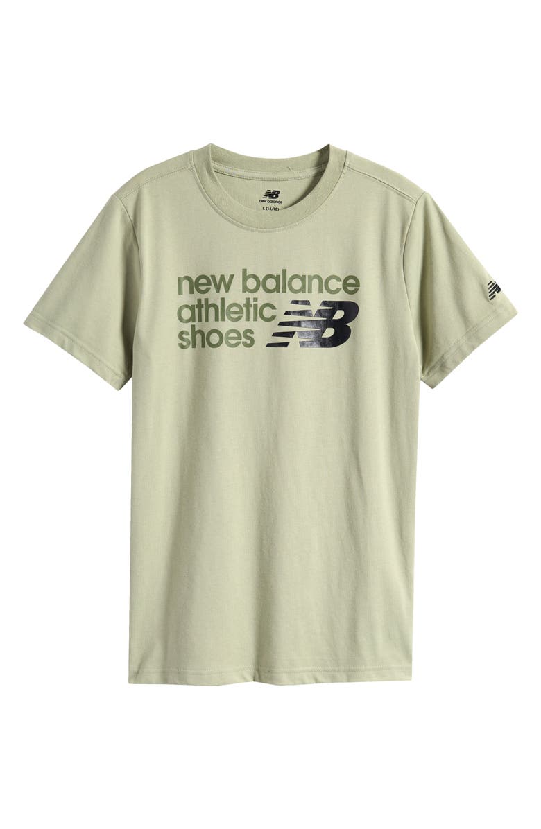 New Balance Kids' Logo Graphic T-Shirt, Main, color, Garter Snake
