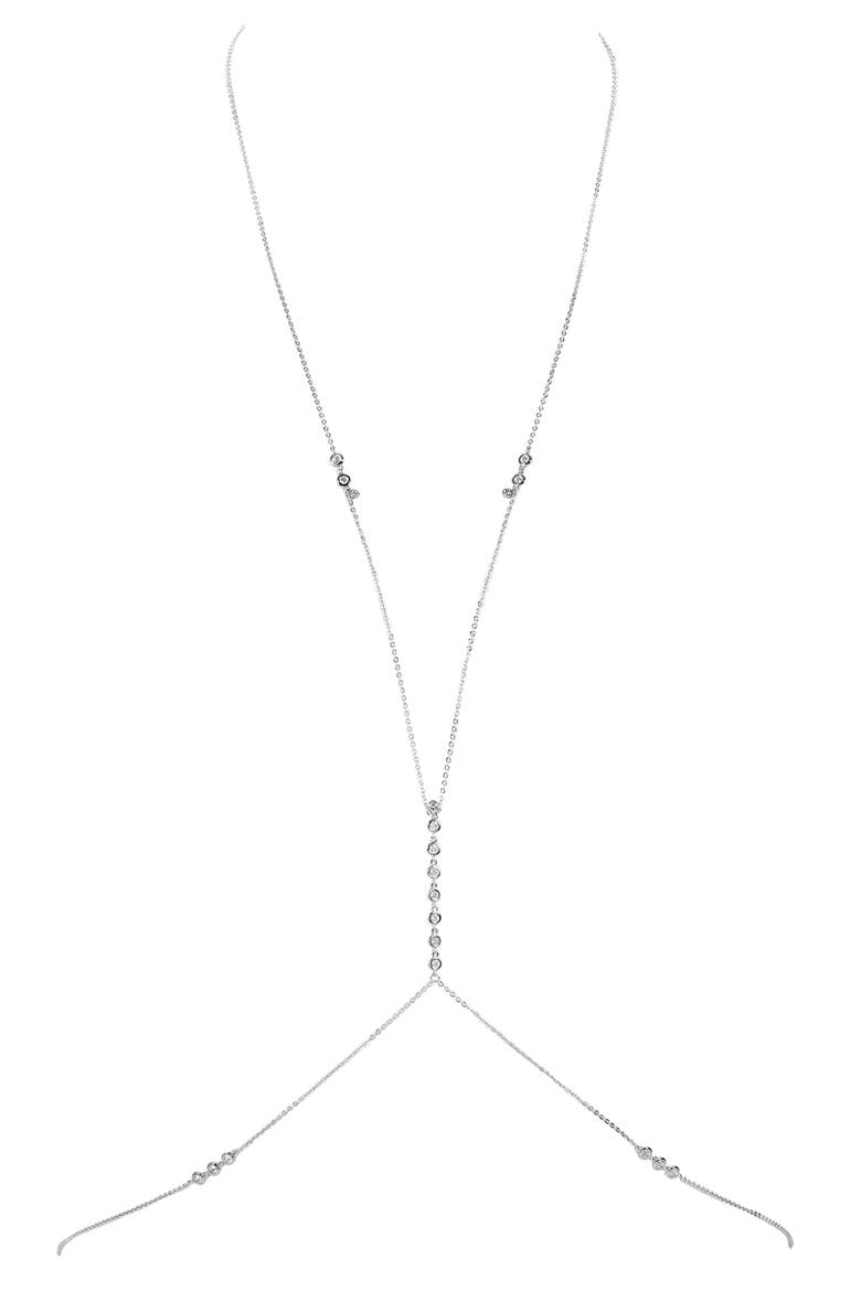 Anais Body Chain, Main, color, SILVER
