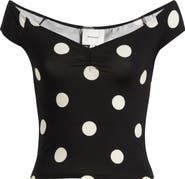 Reformation Haven Cap Sleeve Knit Top