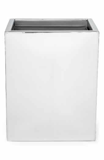 ROSELLI TRADING COMPANY Stainless Steel Rectangular Waste Basket