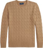Polo Ralph Lauren Kids' Cable Knit Cotton Sweater