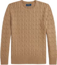 Polo Ralph Lauren Kids' Cable Knit Cotton Sweater