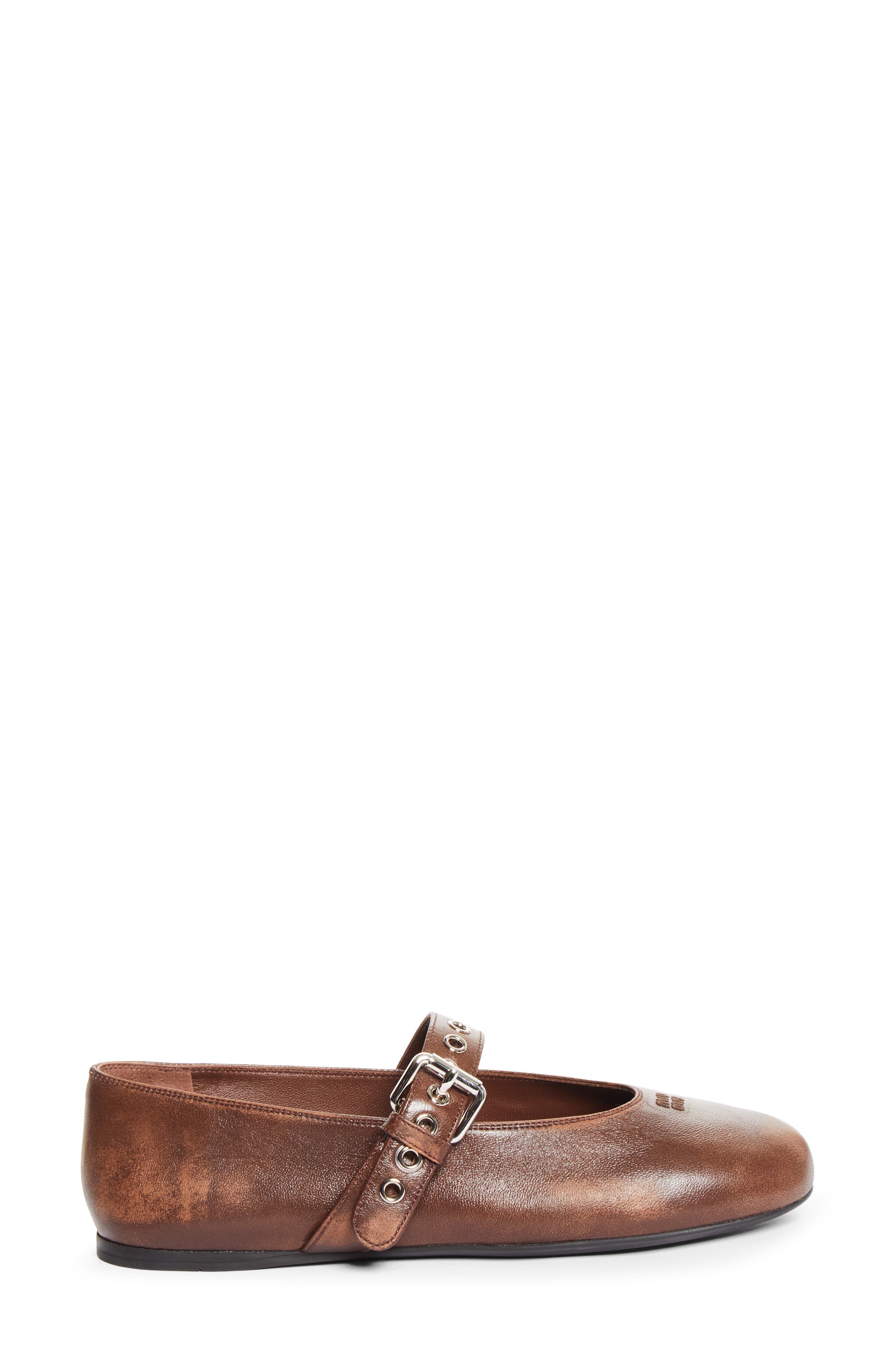 Mary Jane Ballet Flat, Alternate, color, BRUCIATO