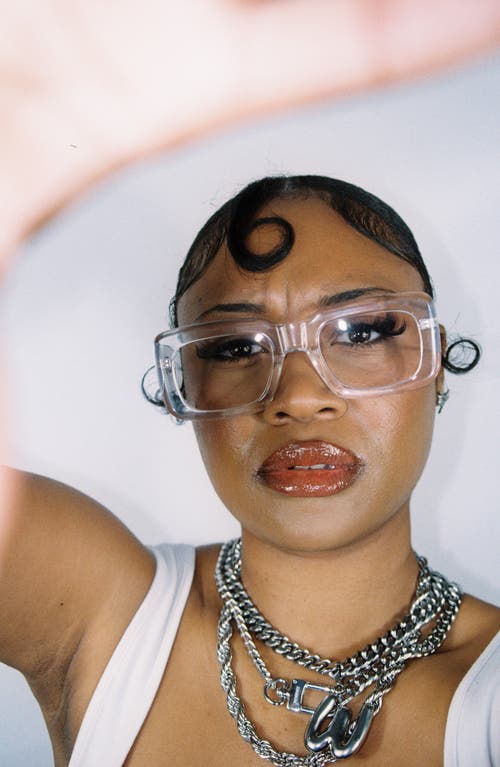 Wisdom Fashion House Clear Quartz Frames In Gray