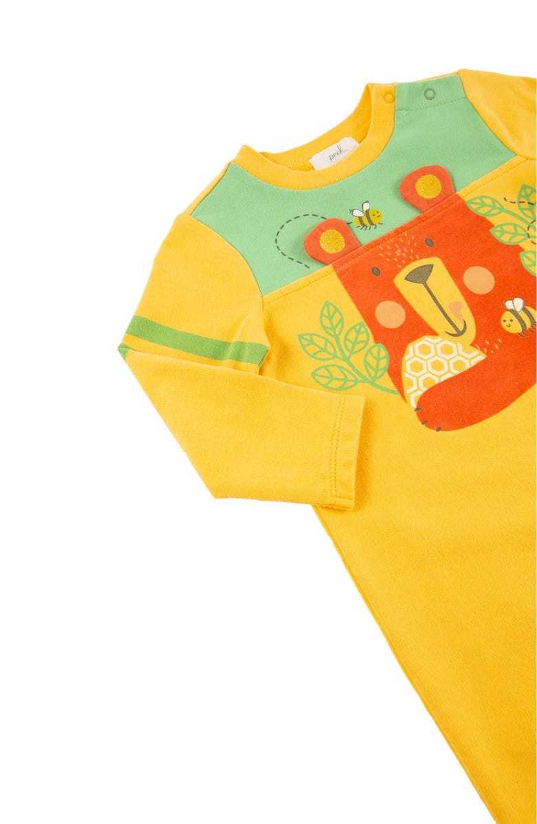 Peek Aren't You Curious Honey Bear Romper, Alternate, color, 