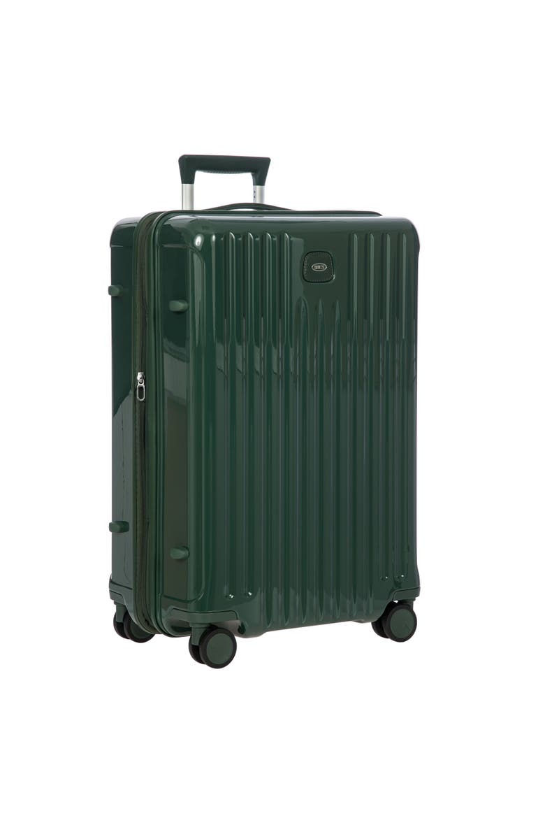 Positano Hardside Expandable 27" Medium Checked Spinner Luggage, Alternate, color, Emerald