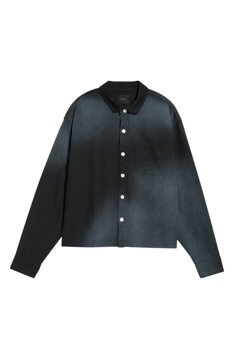 PacSun Pike Work Button-Up Shirt, Alternate, color, Black