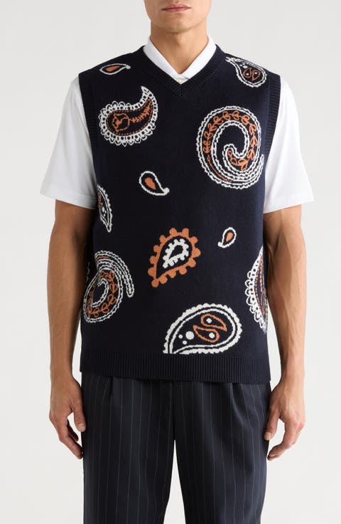 Paisley Sweater Vest