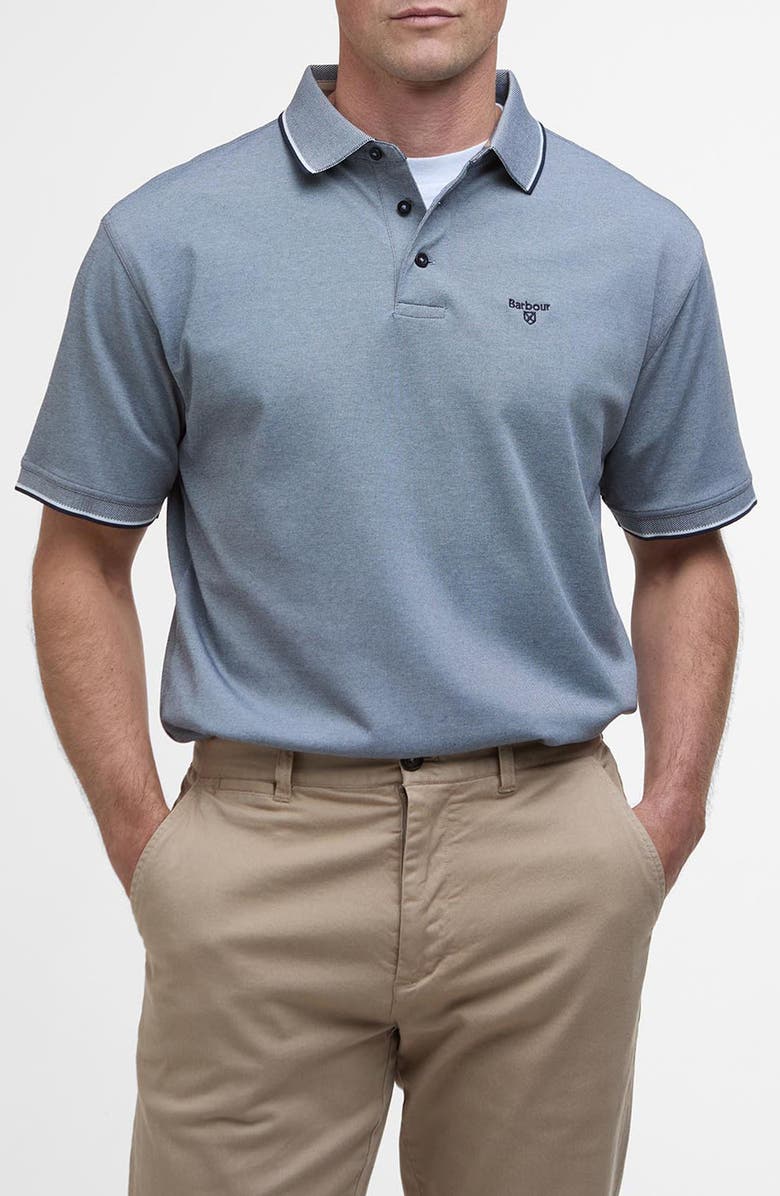 Barbour Heydon Performance Polo, Main, color, Navy