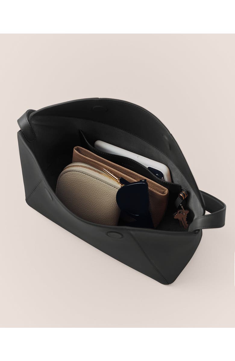 Cuyana Forma Shoulder Bag, Alternate, color, Black