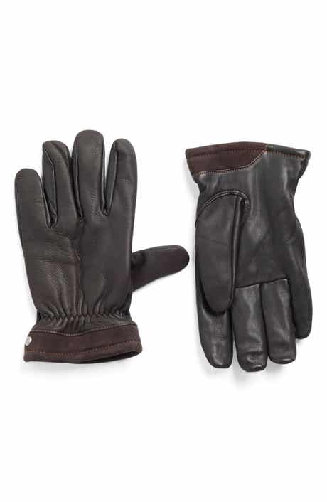 UGG® Faux Fur Lined Captain Pieced Leather Glove
