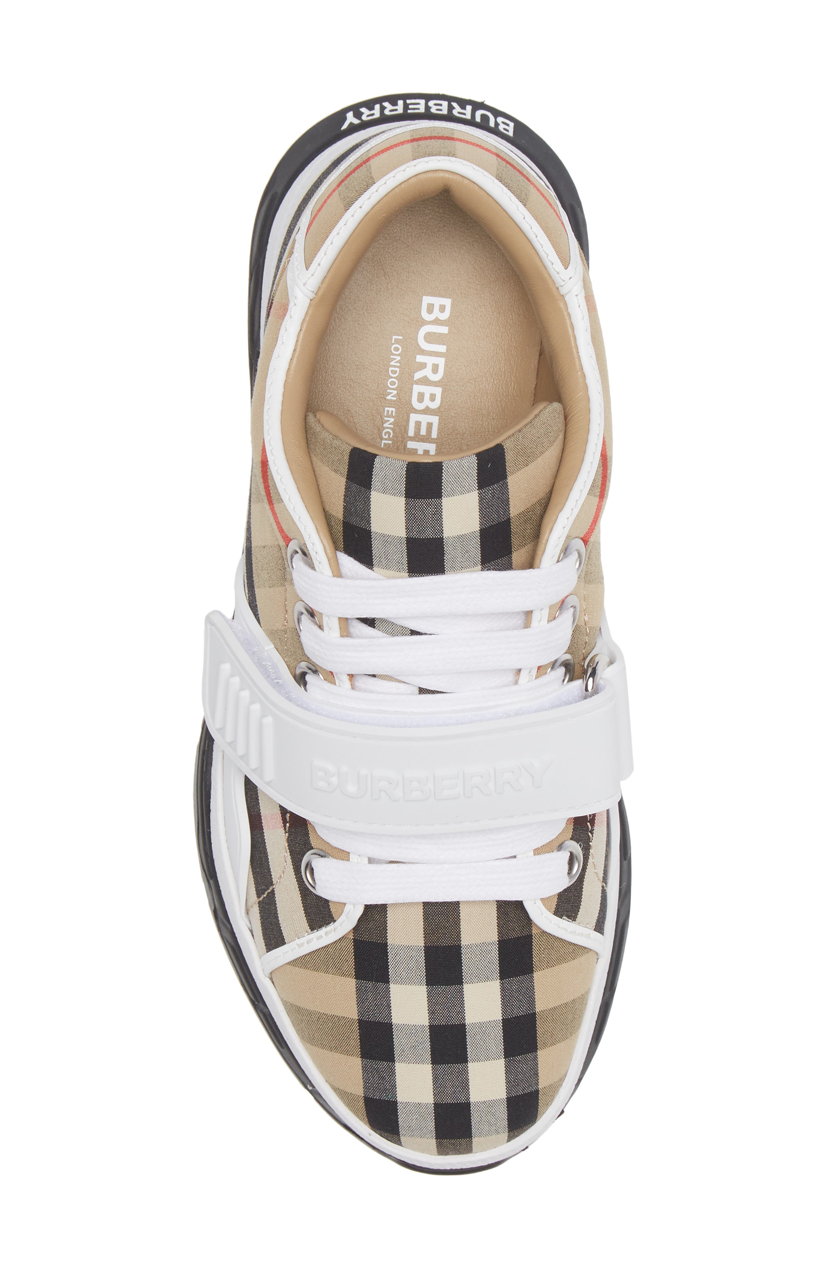 Burberry Union Check Sneaker, Alternate, color, 