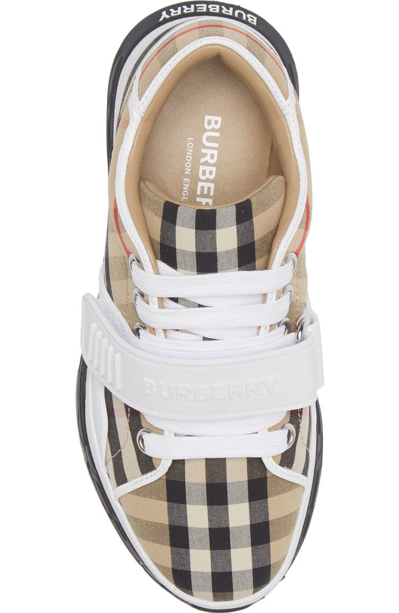 Burberry Union Check Sneaker, Alternate, color,